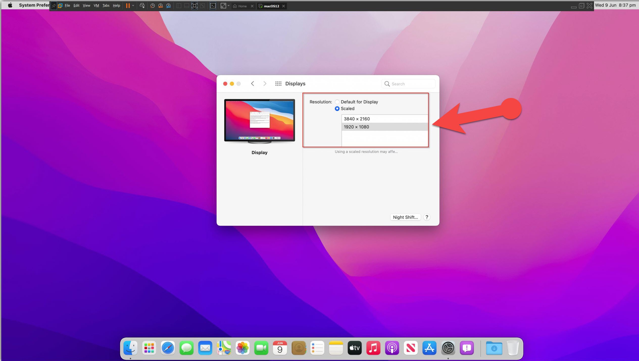 Install VMware Tools on macOS Monterey