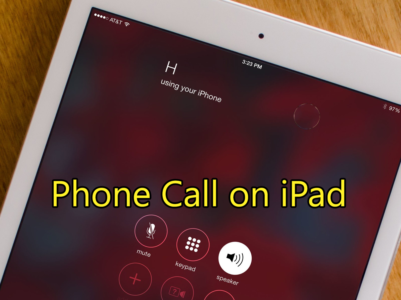 Make and Receive Phone Call on iPad or iPod Touch