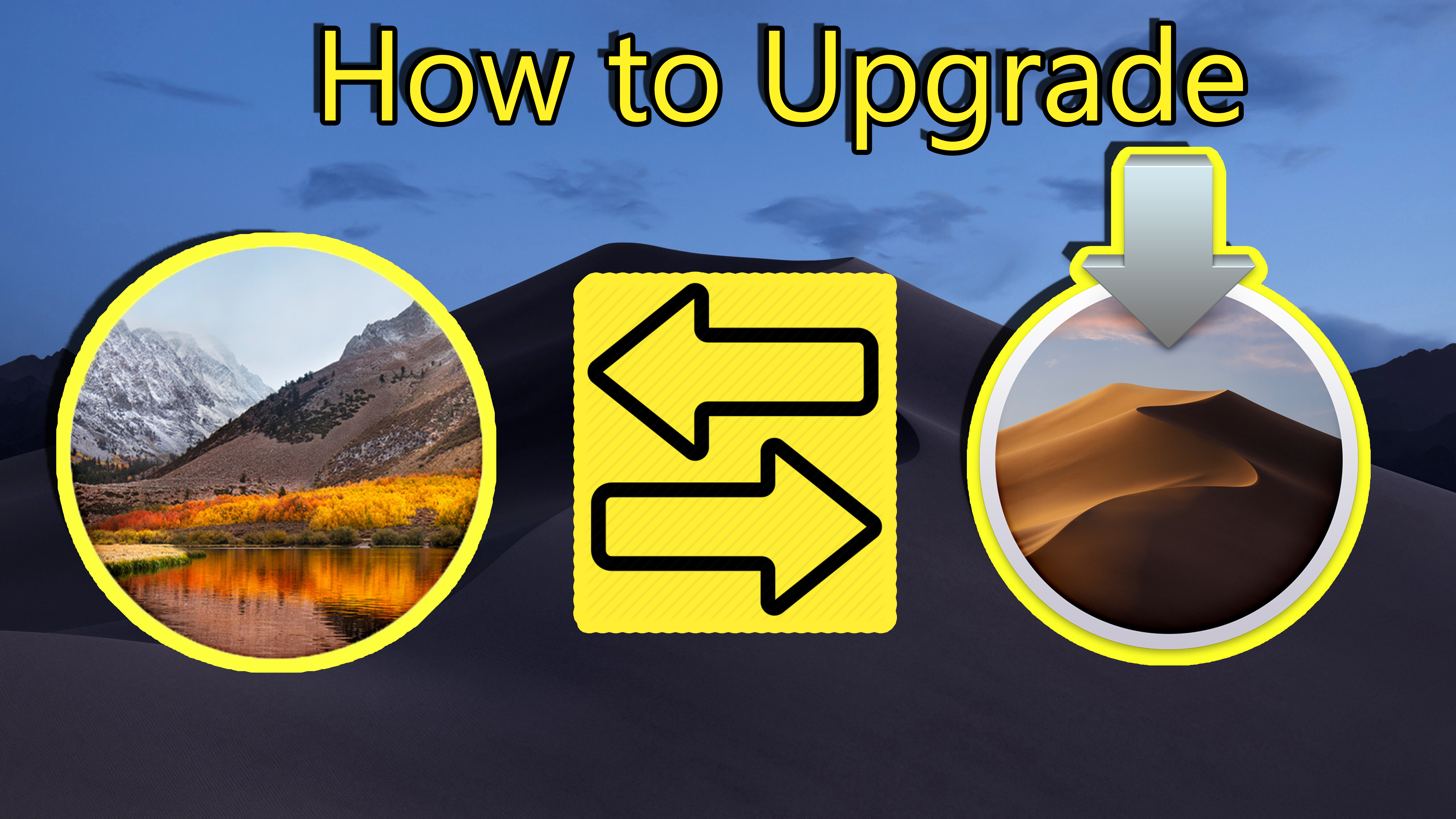 Upgrade macOS High Sierra to macOS Mojave on VirtualBox and VMware