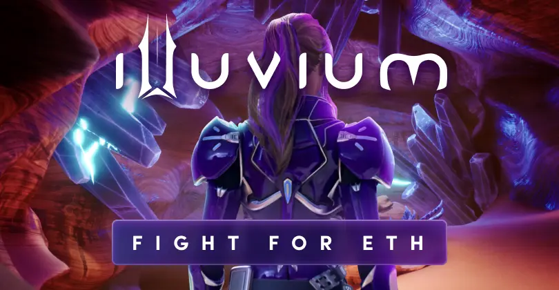 alt=&quot;A banner image of one of the most popular play to earn game Illuvium&quot;