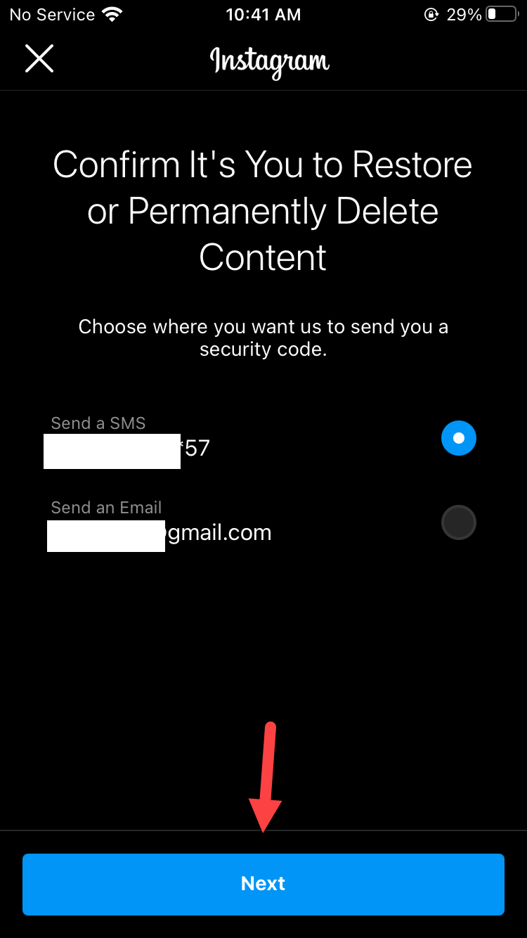 Restore Deleted Posts on Instagram