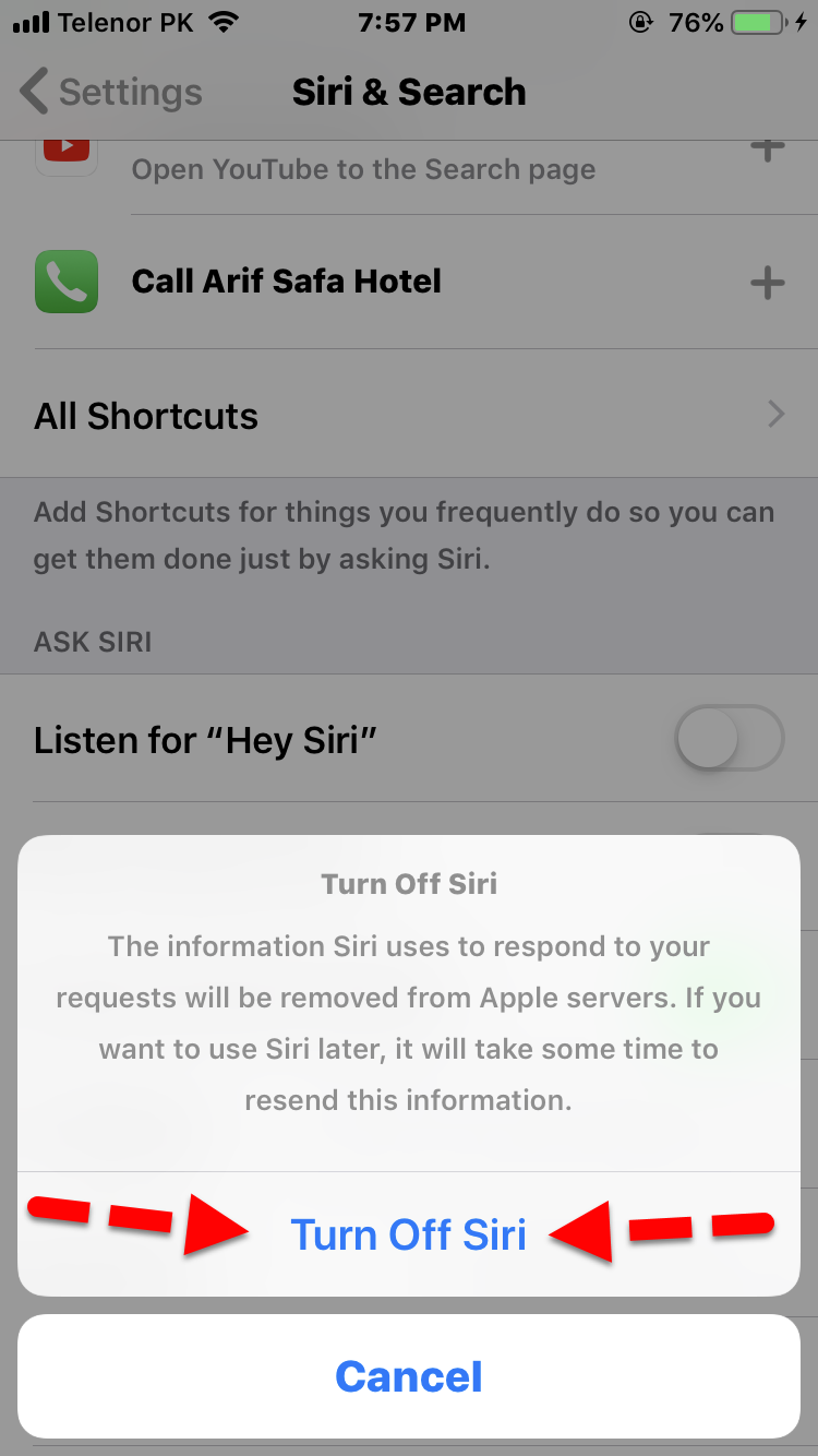 Turn Siri Off in iOS and macOS