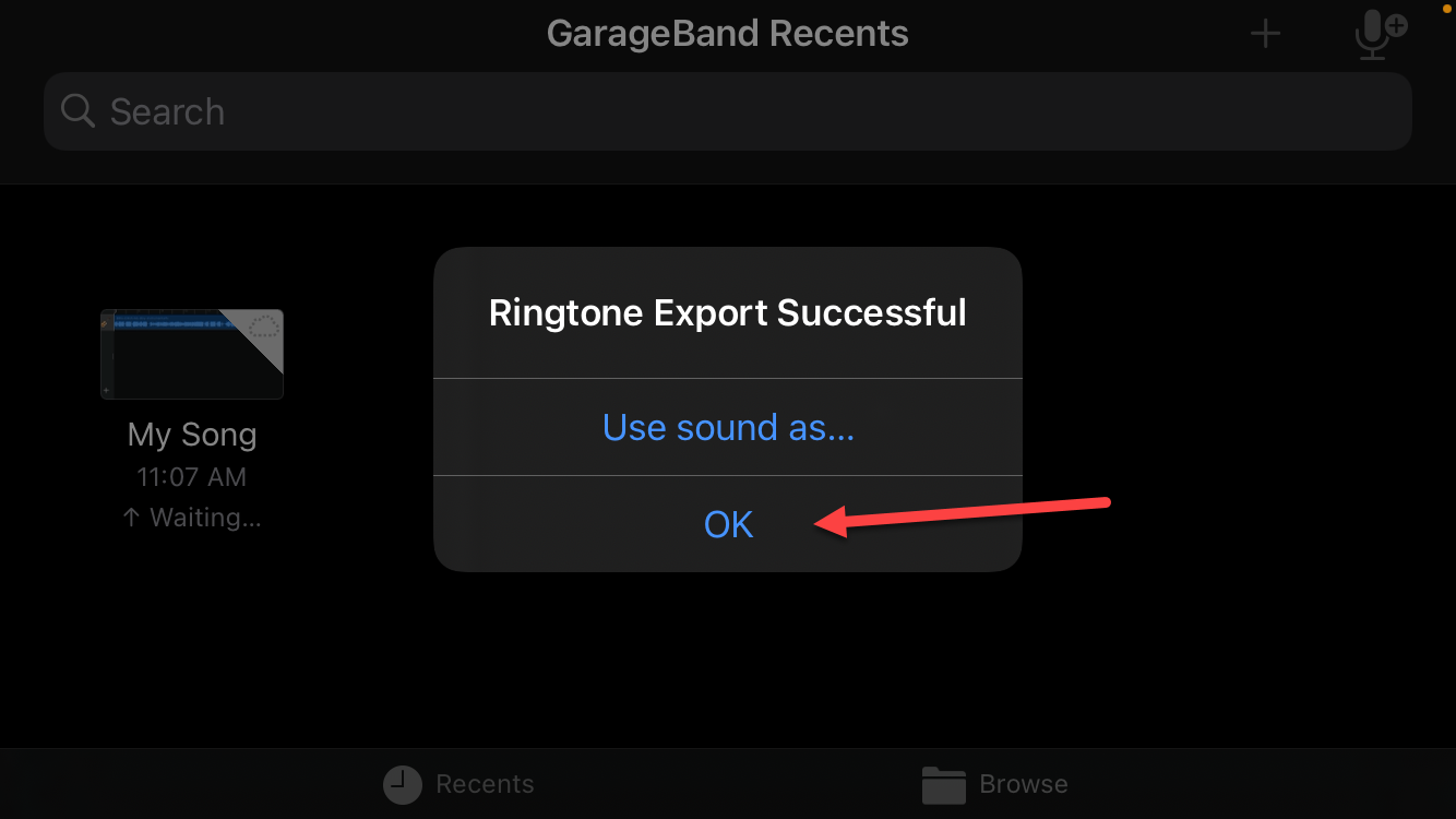 set song as iPhone Ringtone
