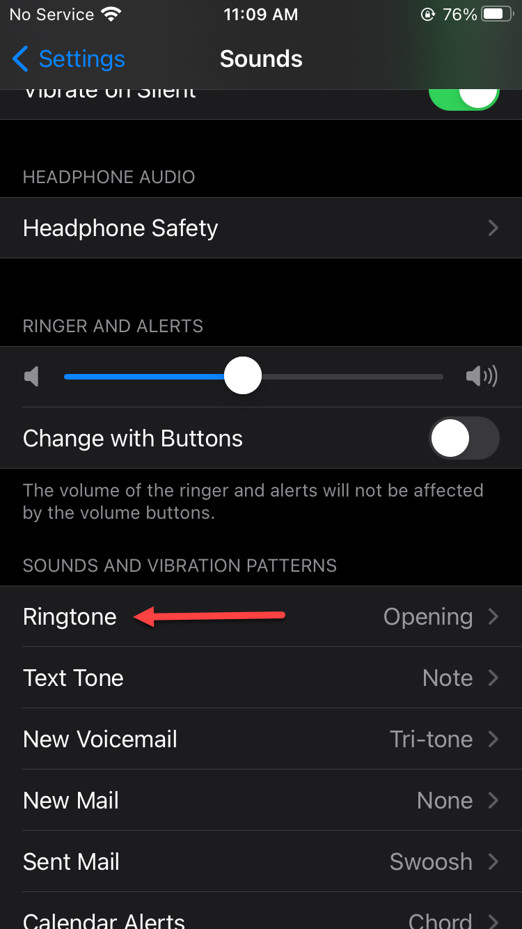set song as iPhone Ringtone