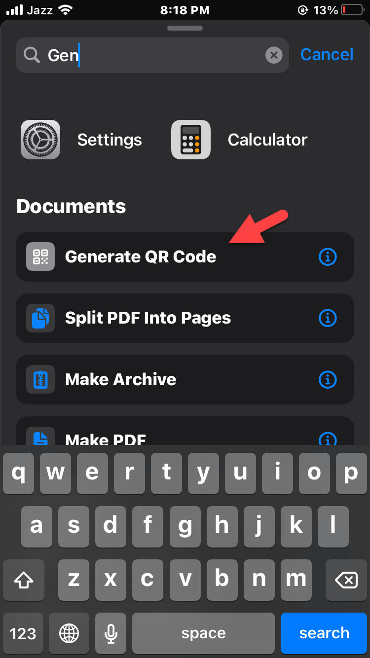 Make a QR Code on iPhone iPad and Mac