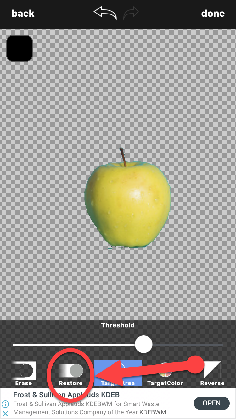 Remove Background from Pictures on iOS Devices