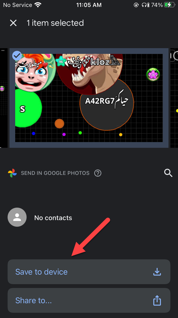 How to Save Images in Google Photos to your iPhone