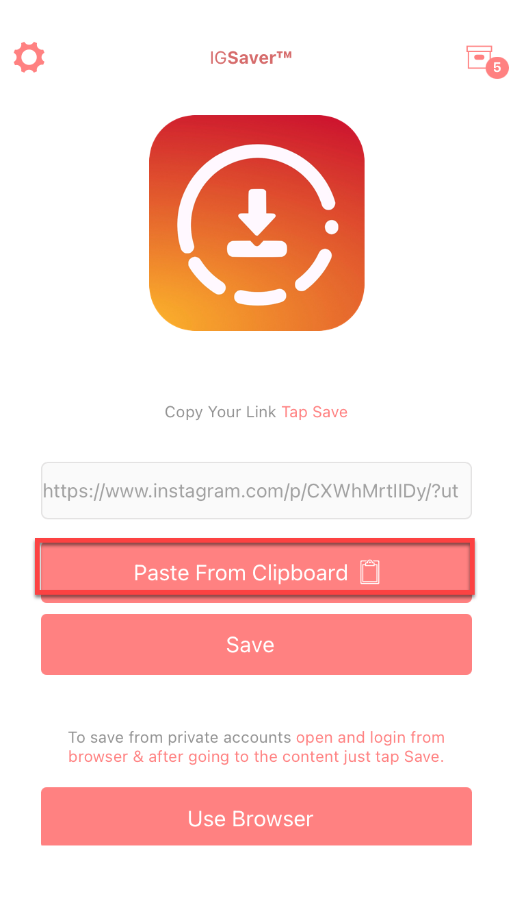 Download Instagram Reels in iPhone