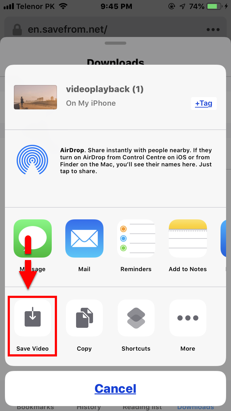Download YouTube Videos on iPhone