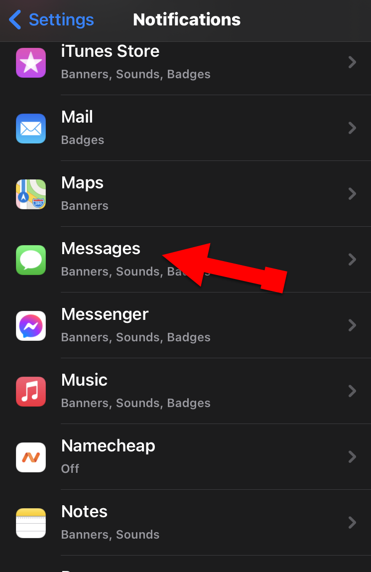 Activate iMessage on iPhone