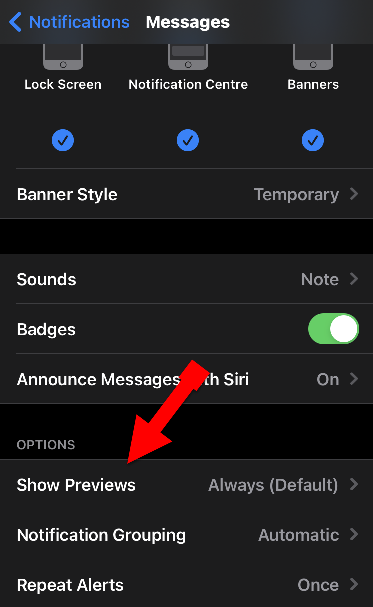 Activate iMessage on iPhone