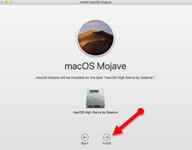 Upgrade macOS High Sierra to macOS Mojave on VirtualBox and VMware