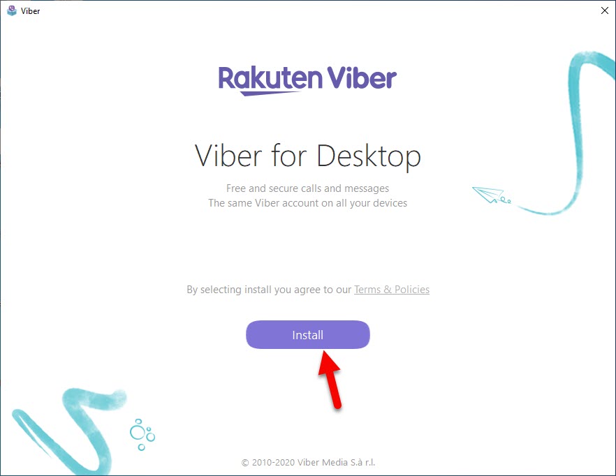 Install Viber on Windows PC