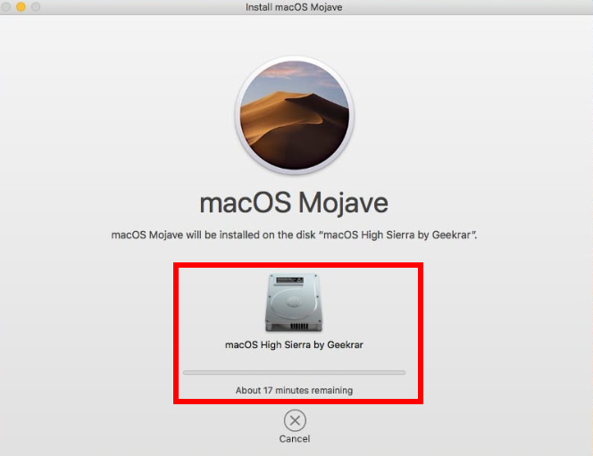How to Upgrade macOS High Sierra to macOS Mojave on VirtualBox and VMware