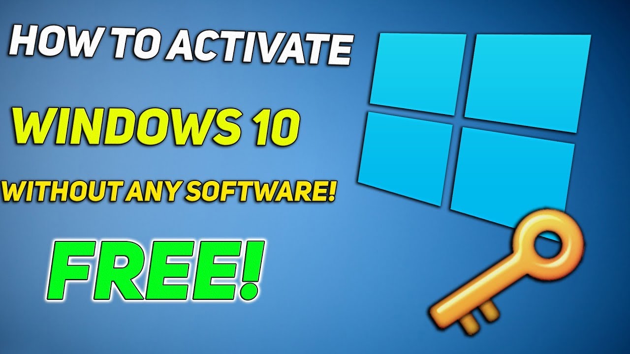 Activate Windows 10 For Free Permanently in 2020