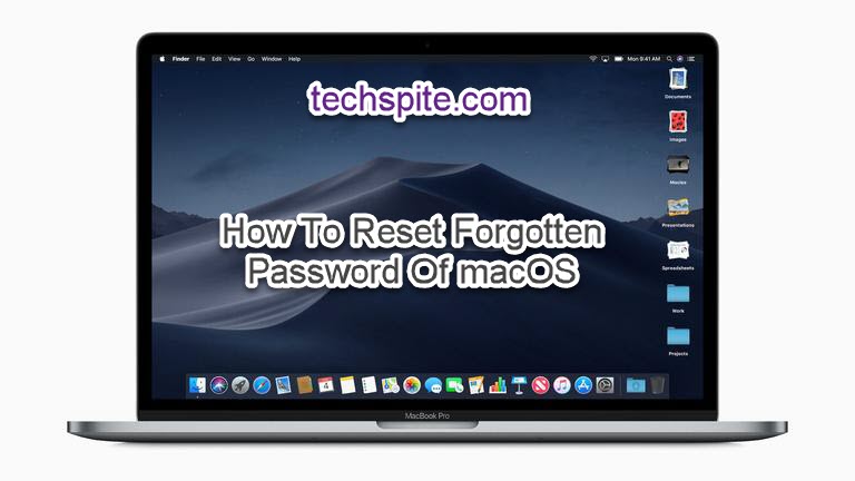 How To Reset Forgotten Password Of macOS Mojave