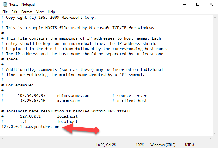 Block Websites on Microsoft Edge