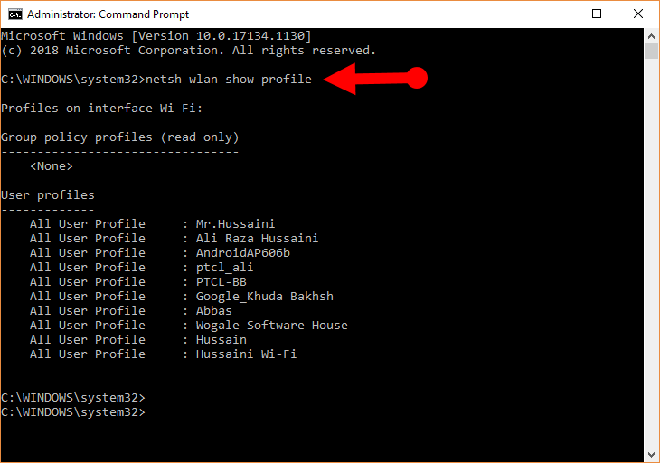 How To Find Wi-Fi Password Using CMD Of All Connected Networks
