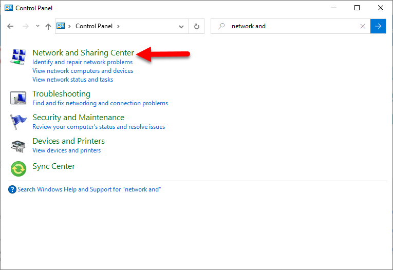 Change IP Address in Windows 10