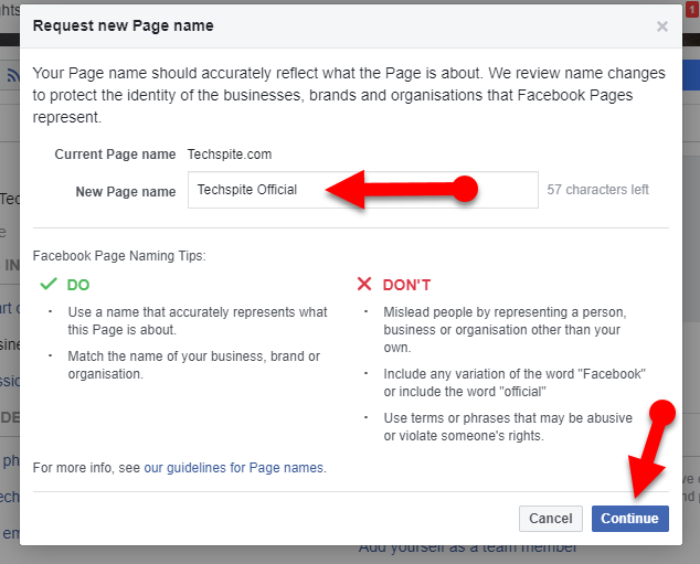How to Change Facebook Page Name 2020