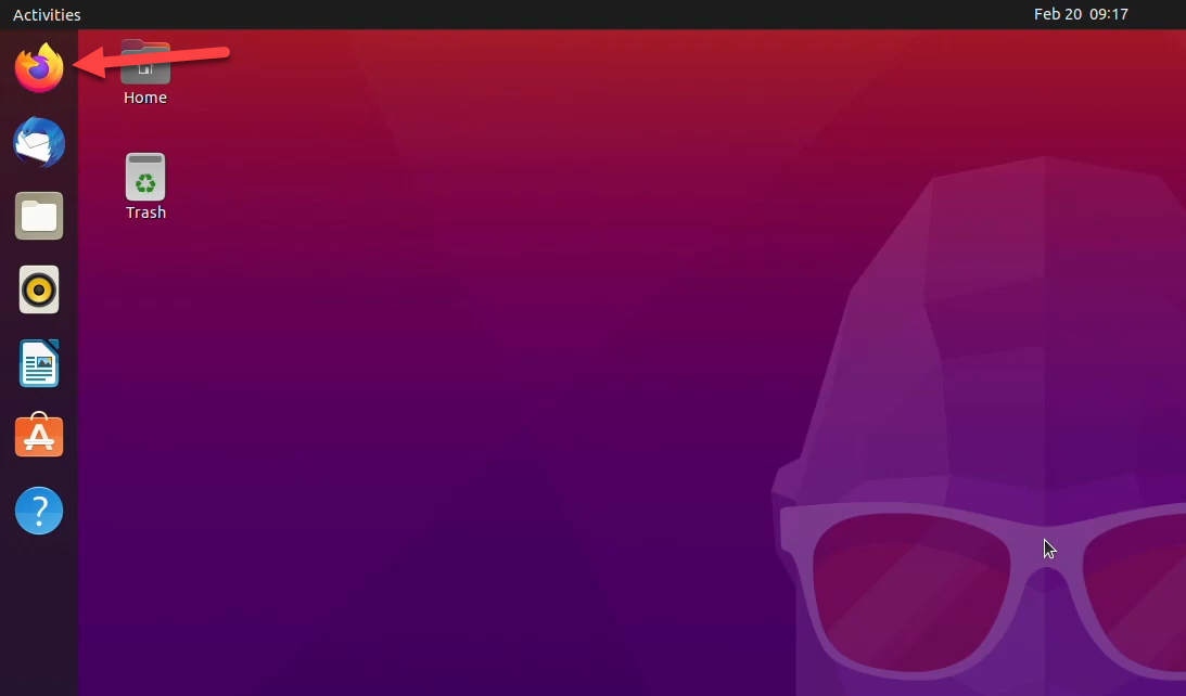 Open browser