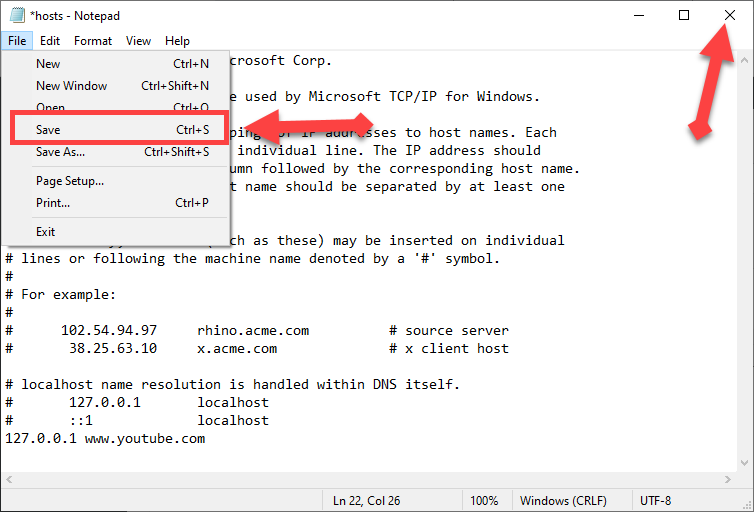 Block Websites on Microsoft Edge
