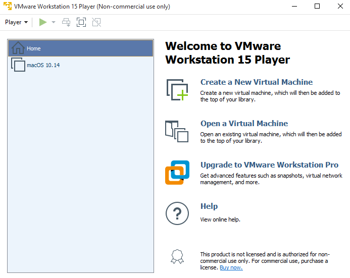 Download VMware Workstation Pro Player