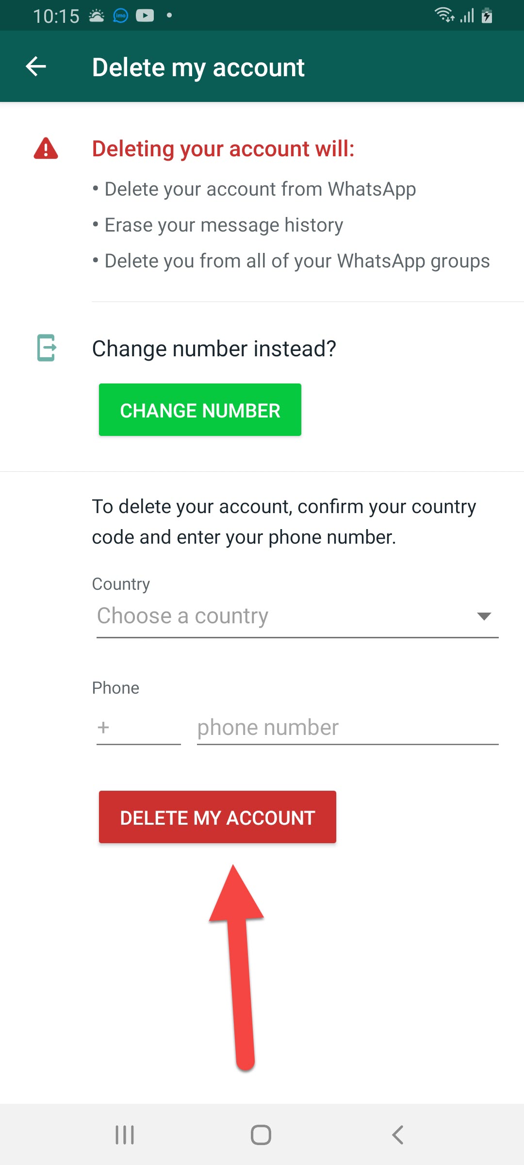 How to Delete Your WhatsApp Account on Android, iOS