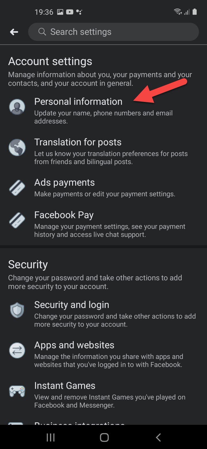 Change Your Name on Facebook
