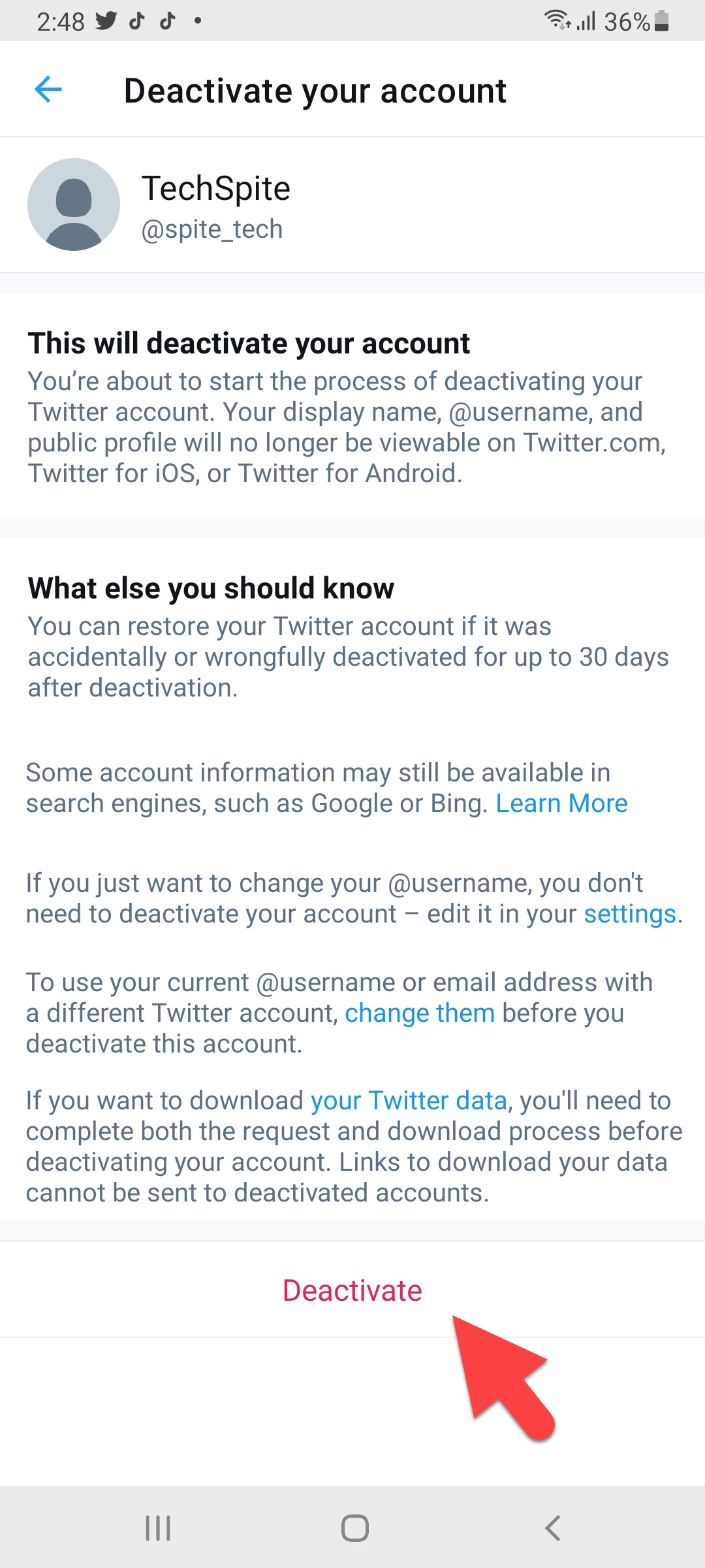 Delete Your Twitter Account Permanently