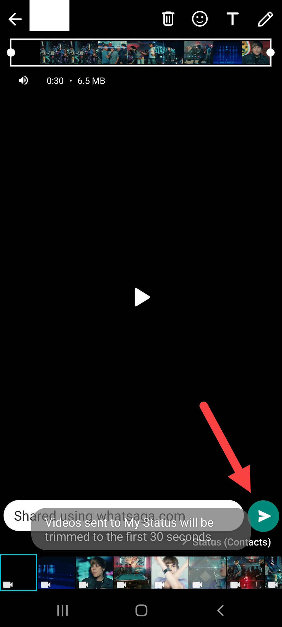 Post a Longer Video Than 30 Seconds