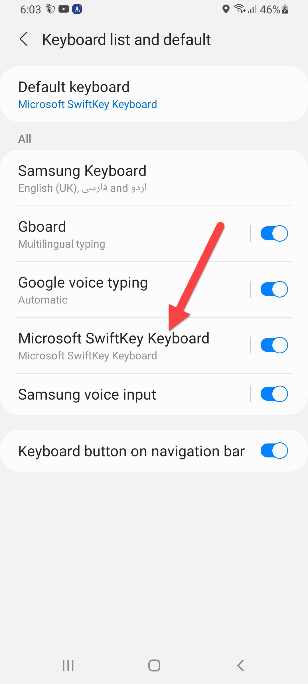 Clear Keyboard History on Android