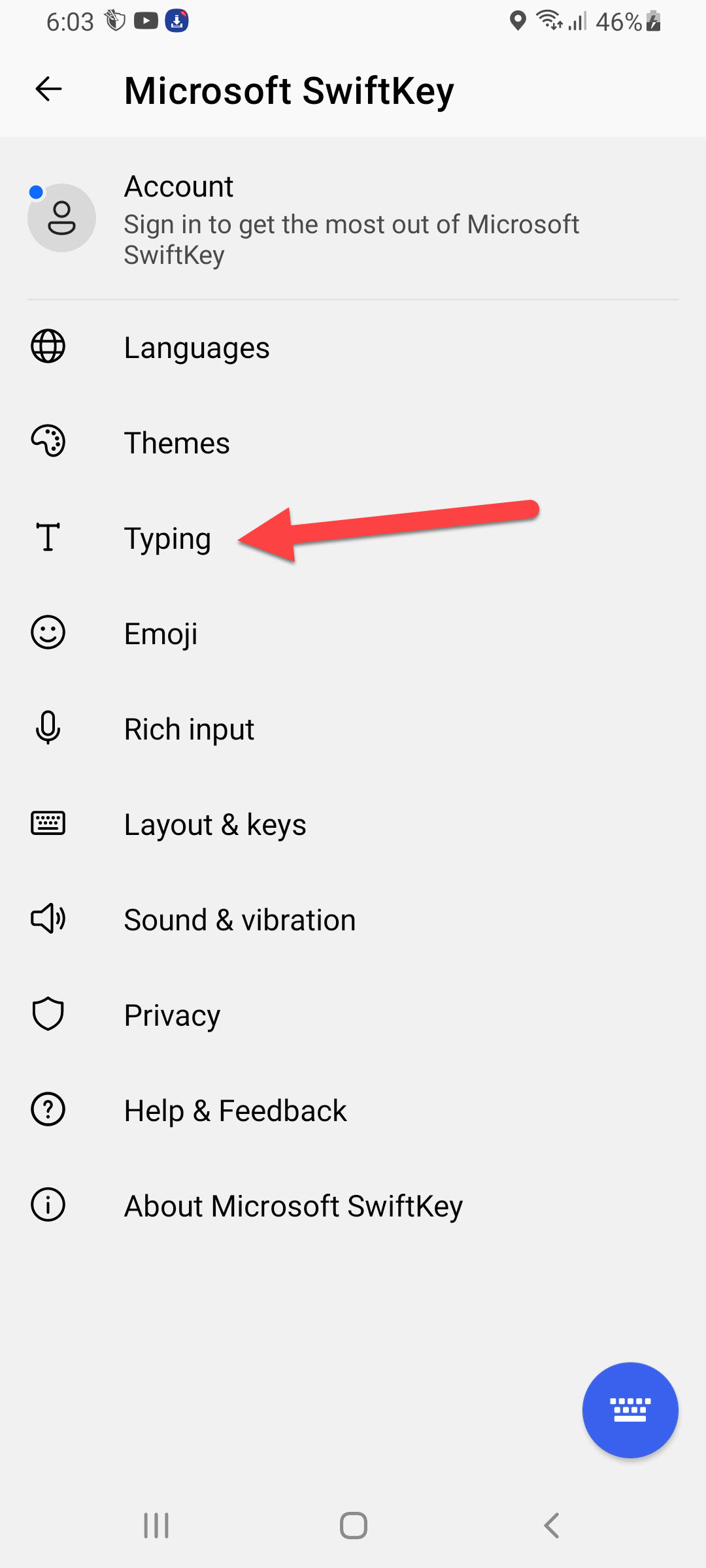 Clear Keyboard History on Android