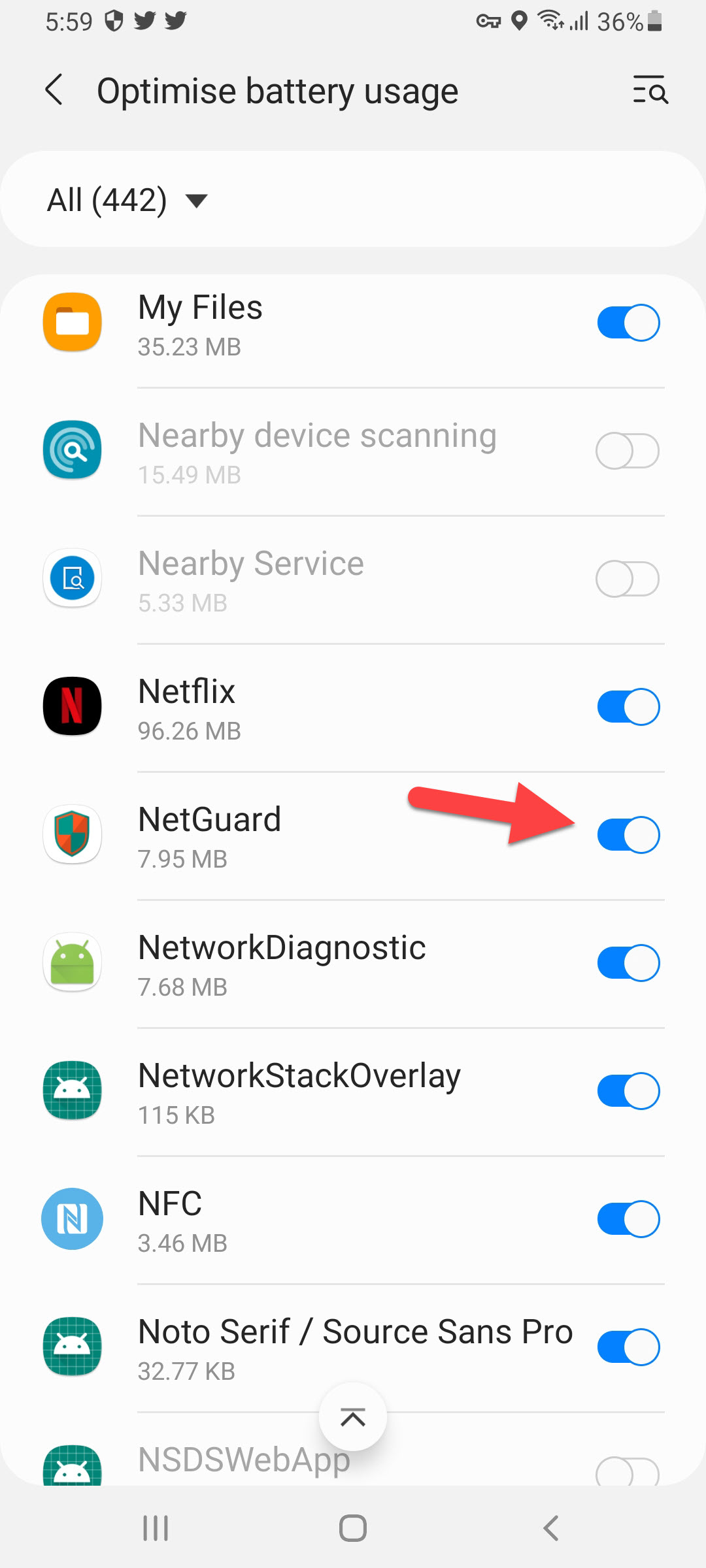 Block Internet Access For Specific Apps in Android