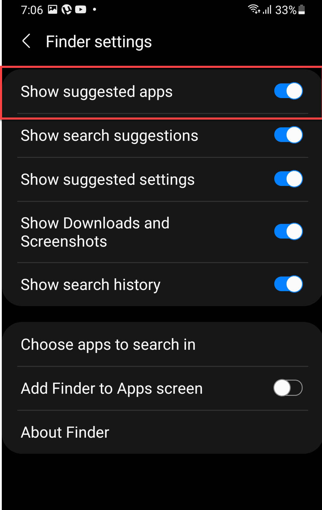 Remove Suggested Apps on Samsung From Recents
