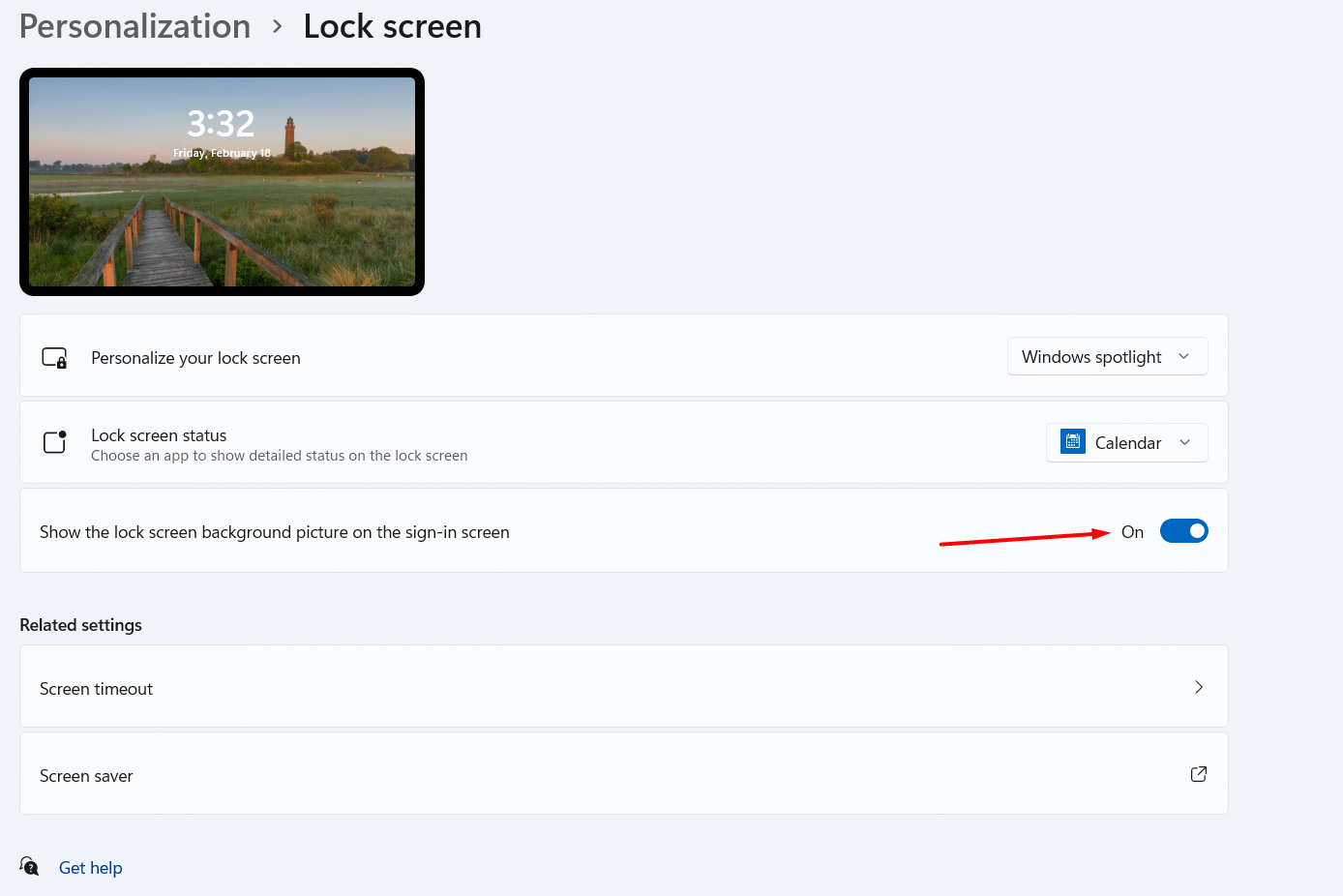 Customize the Lock Screen in Windows 11