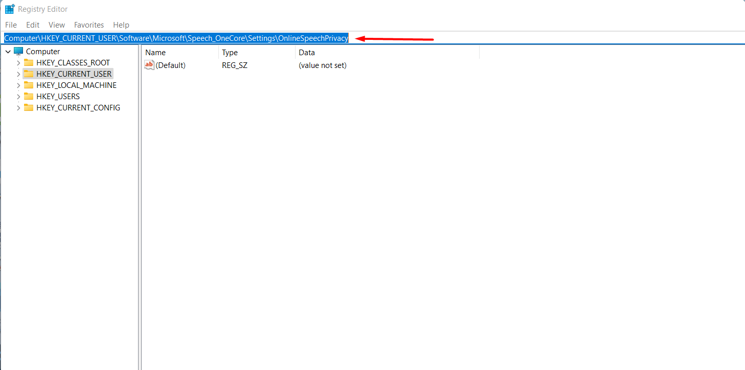 Disable Speech Recognition in Windows 11