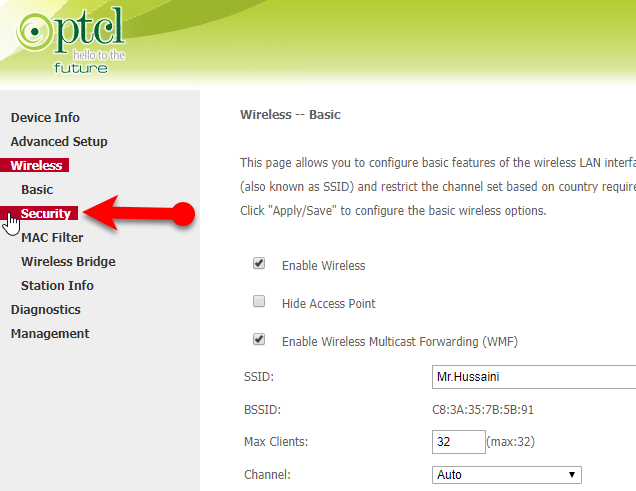 How to Change PTCL WIFI Password