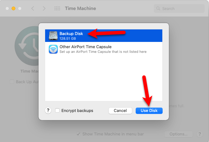 Backup Mac to an External Drive