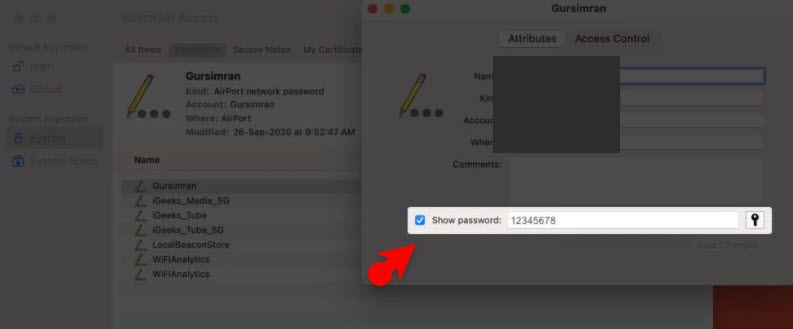 Find WiFi Password on Your Mac
