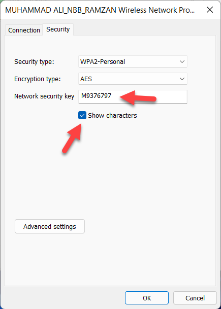 Find Wi-Fi Password on Windows 11