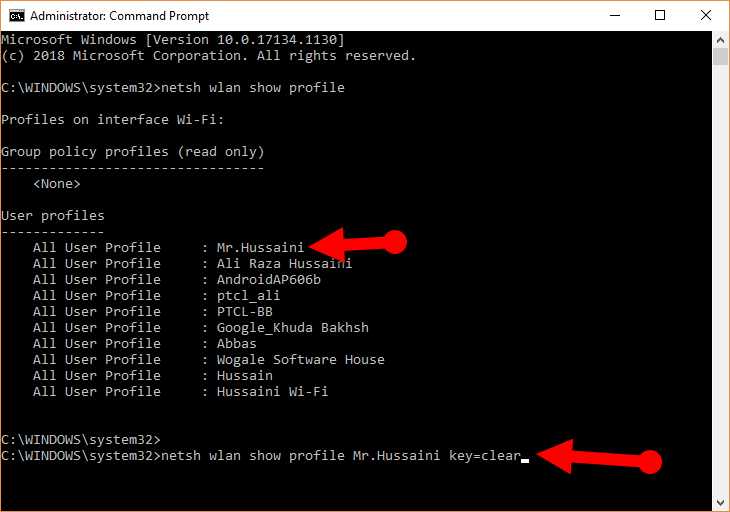 How To Find Wi-Fi Password Using CMD Of All Connected Networks