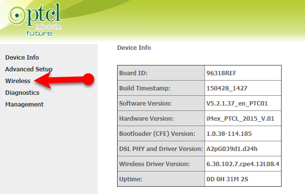 How to Change PTCL WIFI Password