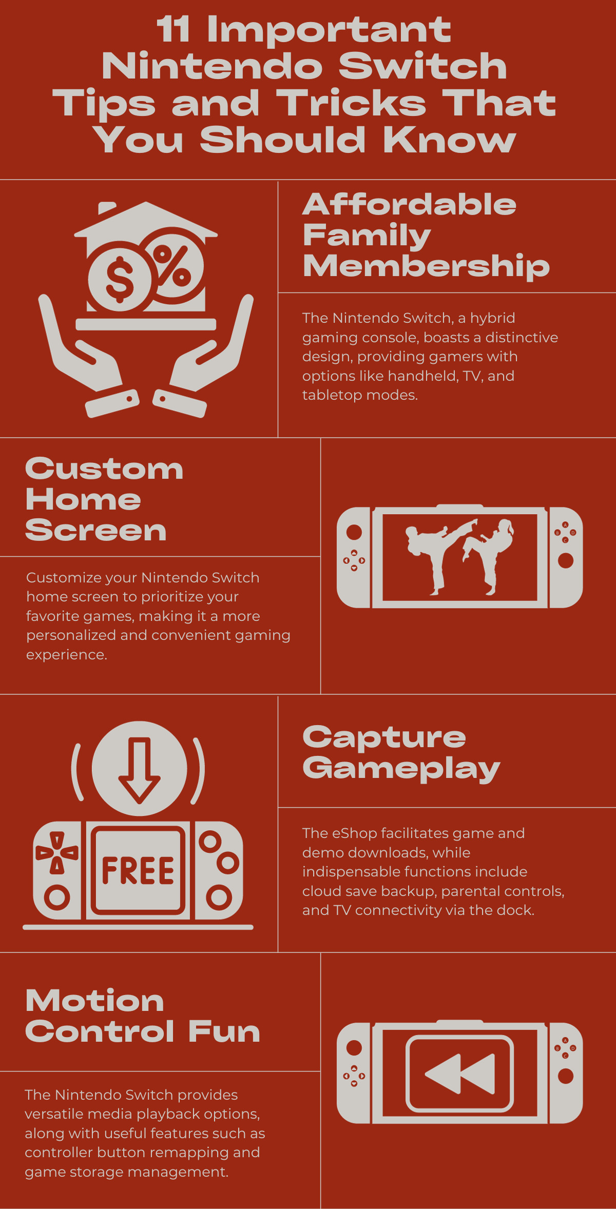 11 Important Nintendo Switch Tips and Tricks That You Should Know