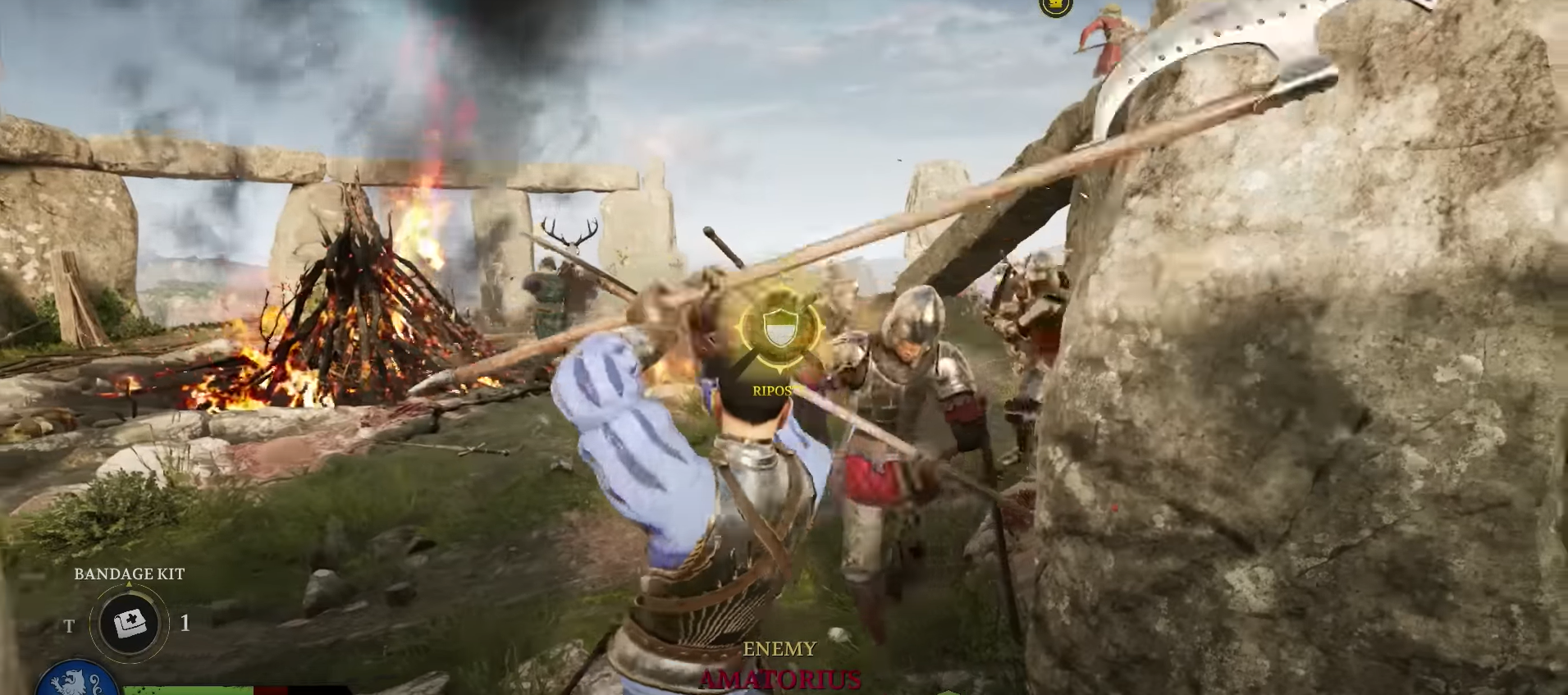 Acquire the skills of blocking and parrying