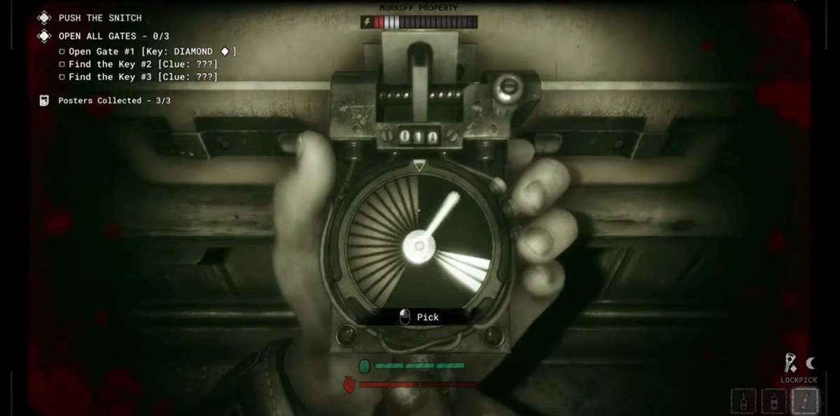 The Outlast Trials Tips- Always have a lockpick with you