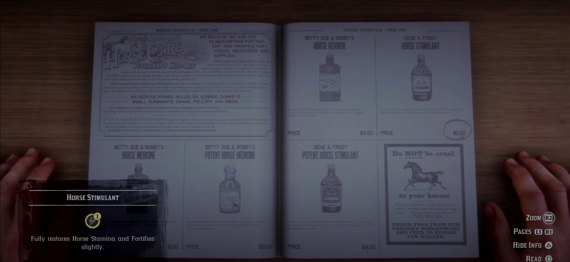 Red Dead Redemption Pro Tips- Always Keep A Kit For Reviving Horses With You