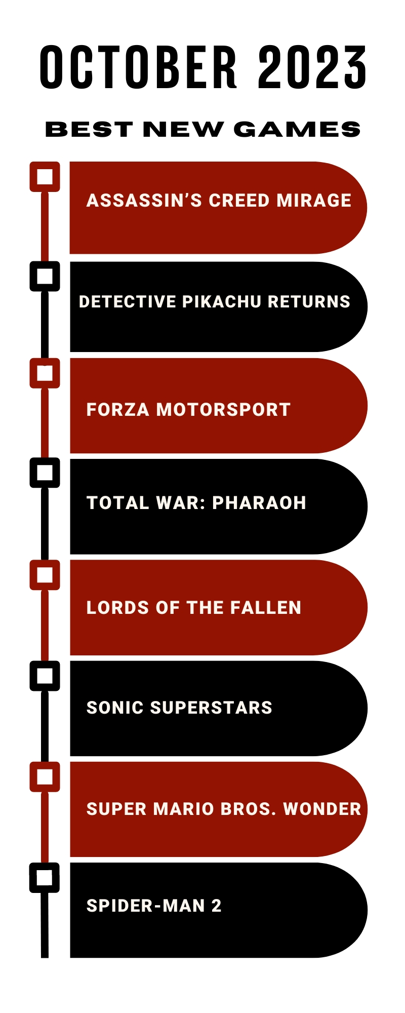 New Games for October 2023