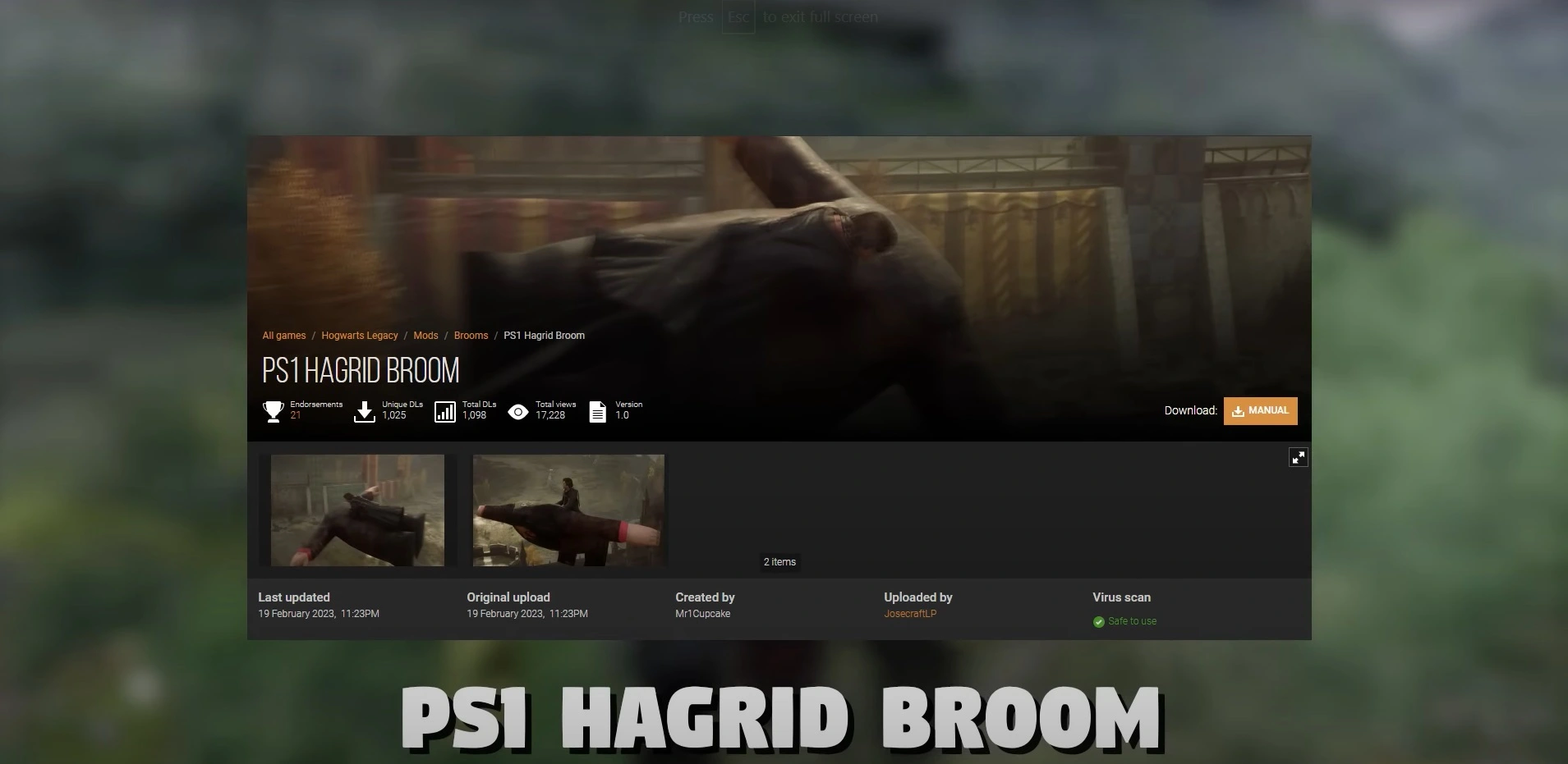 Broomstick Mods