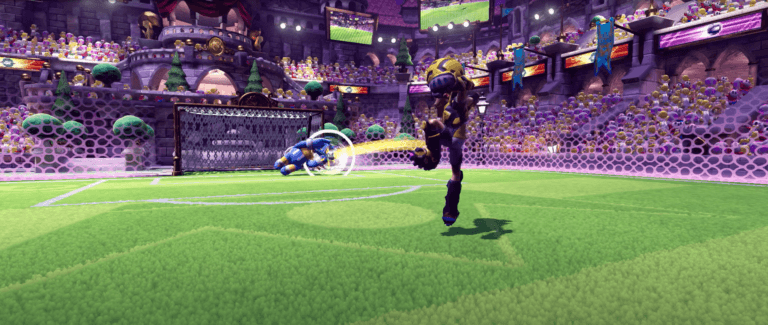 The goal is larger in the center